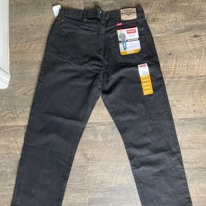 NWT Mens Black wrangler jeans size 34x32